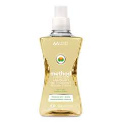 Method 4X CONCENTRATED LAUNDRY DETERGENT, FREE AND CLEAR, 53.5 OZ BOTTLE (01491EA)