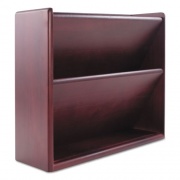 Carver Hardwood Double Wall File, Letter, Two Pocket, Mahogany (09623)