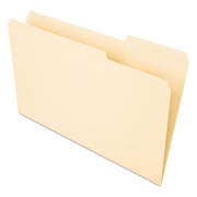 Universal Interior File Folders, 1/3-Cut Tabs: Assorted, Legal Size, 9.5-pt Manila, 100/Box (15213)