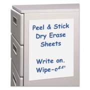 C-Line Peel And Stick Dry Erase Sheets, 17 X 24, White, 15 Sheets/box (57724)