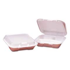 GEN HINGEDS3 Foam Hinged Carryout Containers
