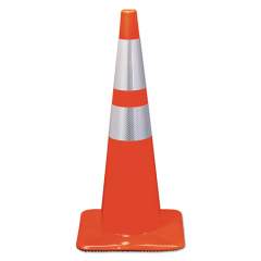 3M Reflective Safety Cone, 12 3/4 X 12 3/4 X 28, Orange (90129R)