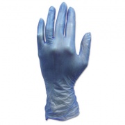 HOSPECO ProWorks Industrial Disposable Vinyl Grade Gloves, Large, Blue, 1000/Carton (GLV144FL)