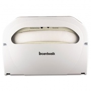 Boardwalk Toilet Seat Cover Dispenser, 16 x 3 x 11.5, White, 2/Box (KD100)