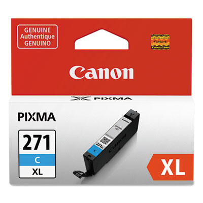 Canon 0337C001 (CLI-271XL) High-Yield Ink, Cyan