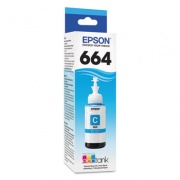 Epson T664220-S (664) Ultra-High Yield Ink, Cyan