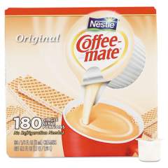 Coffee-mate LIQUID COFFEE CREAMER, ORIGINAL, 0.38 OZ MINI CUPS, 180/CARTON (753032)