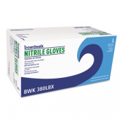 Boardwalk Disposable General-Purpose Nitrile Gloves, Large, Blue, 4 mil, 1000/Carton (380LCTA)