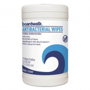 Boardwalk Antibacterial Wipes, 8 x 5 2/5, Fresh Scent, 75/Canister, 6 Canisters/Carton (458WA)