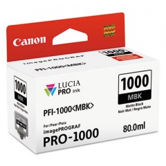 Canon 0545C002 (PFI-1000) Lucia Pro Ink, Matte Black