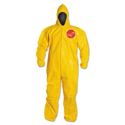 Dupont Tychem 2000 Coveralls with Attached Hood (QC127BYLMD001200) (QC127B-MD)