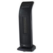 Alera Tower Ceramic Heater With Remote Control, 9 1/8"w X 8 3/8"d X 23"h, Black (HECT23)