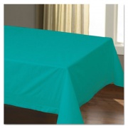 Hoffmaster Cellutex Table Covers, Tissue/Polylined, 54" x 108", Teal, 25/Carton (220601)