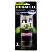 Duracell HI-PERFORMANCE SYNC AND CHARGE CABLE, MICRO USB, 6FT (PRO428)
