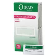 Curad Hydrocortisone Cream, 0.007 oz Foil Packet, 48/Box (CUR015408)
