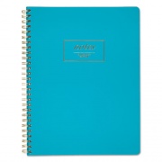 Cambridge Jewel Tone Notebook, Gold Twin-Wire, 1 Subject, Wide/Legal Rule, Teal Cover, 9.5 x 7.25, 80 Sheets (49587)