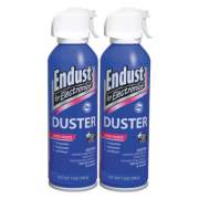 Endust for Electronics Compressed Air Duster, 7 oz Can, 2/Pack (13265)