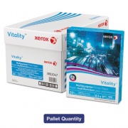 Xerox Vitality Multipurpose Print Paper, 92 Bright, 20 lb, 8.5 x 11, White, 500 Sheets/Ream, 10 Reams/Carton, 40 Cartons/Pallet (3R02047PLT)