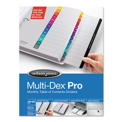 Wilson Jones 54732 Multi-Dex Pro Quick Reference Index System