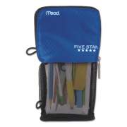 Five Star Stand 'n Store Pencil Pouch, 4 1/2 X 8, Cobalt (50516CB8)