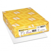 Neenah CLASSIC Laid Stationery, 97 Bright, 24 lb, 8.5 x 11, Solar White, 500/Ream (06571)