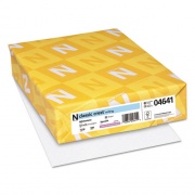 Neenah CLASSIC CREST Stationery Writing Paper, 24 lb, 8.5 x 11, Whitestone, 500/Ream (04641)