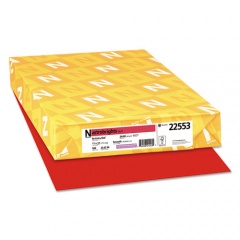 Astrobrights Color Paper, 24 lb, 11 x 17, Re-Entry Red, 500/Ream (22553)