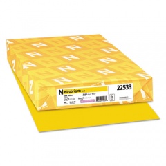 Astrobrights Color Paper, 24 lb, 11 x 17, Solar Yellow, 500/Ream (22533)