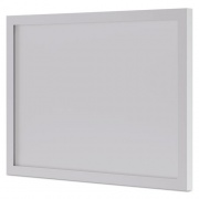 HON BL Series Frosted Glass Modesty Panel, 39.5w x 0.13d x 27.25h, Silver/Frosted (BLBF72MODG)