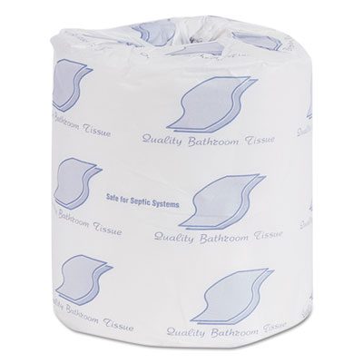 GEN Bath Tissue, Wrapped, Septic Safe, 2-Ply, White, 300 Sheets/Roll, 96 Rolls/Carton (999B)