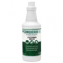 Fresh Products Bio Conqueror 105 Enzymatic Odor Counteractant Concentrate, Cucumber Melon, 1 qt Bottle, 12/Carton (1232BWBCMF)