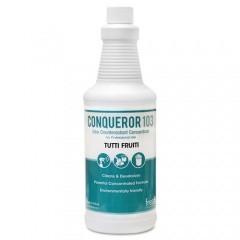 Fresh Products Conqueror 103 Odor Counteractant Concentrate, Tutti-Frutti, 32 oz Bottle, 12/Carton (1232WBTU)