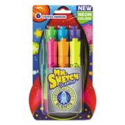 Mr. Sketch SCENTED WATERCOLOR MARKER, BROAD CHISEL TIP, ASSORTED INTERGALACTIC, 6/PACK (1938416)