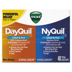 Vicks 01452 DayQuil/NyQuil Cold & Flu LiquiCaps Combo Pack