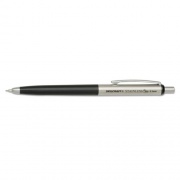 AbilityOne 7520016558004 SKILCRAFT Stainless Elite Mechanical Pencil, 0.5 mm, HB (#2.5), Black Lead, Black/Silver Barrel, 3/Pack