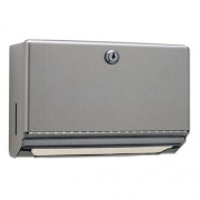Bobrick Surface-Mounted Paper Towel Dispenser, 10.75 x 4 x 7.06, Stainless Steel (26212)