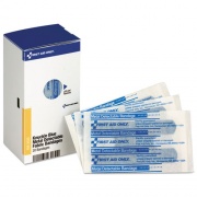 First Aid Only SmartCompliance Blue Metal Detectable Bandages, Knuckle, 1 x 3, 20/Box (FAE3030)