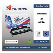 Triumph 751000NSH0284 Remanufactured Q5951A (643A) Toner, 10,000 Page-Yield, Cyan