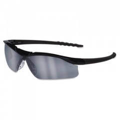 MCR Safety Dallas Wraparound Safety Glasses, Black Frame, Gray Indoor/Outdoor Lens (DL119AF)