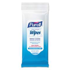PURELL Hand Sanitizing Wipes, 7 X 6, Alcohol Free, Fresh Scent, 20/pack, 28/carton (912428CMRCT)