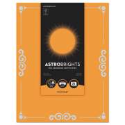 Astrobrights Foil Enhanced Certificates, 8.5 x 11, Cosmic Orange with Silver Foil Border, 25/Pack (91098)