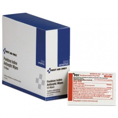 First Aid Only Refill for SmartCompliance General Business Cabinet, PVP Iodine, 50/Box (G310)