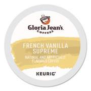 Gloria Jean's Coffees Coffees Coffees French Vanilla Supreme Coffee K-Cups, 96/Carton (60051046CT)
