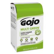 GOJO MULTI GREEN GEL HAND CLEANER WITH PUMICE, CITRUS, 800 ML BAG-IN-BOX DISPENSER REFILL (917212EA)