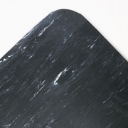 Crown Cushion-Step Surface Mat, 36 x 60, Spiffy Vinyl, Black (CU3660SB)