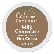 Cafe Escapes Cafe Escapes Milk Chocolate Hot Cocoa K-Cups, 96/Carton (6801CT)