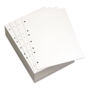 Lettermark Custom Cut-Sheet Copy Paper, 92 Bright, 7-Hole Side Punched, 20 lb, 8.5 x 11, White, 500/Ream (851271)
