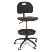 ShopSol WORKBENCH SHOP CHAIR, 28.5" SEAT HEIGHT, SUPPORTS UP TO 300 LBS., BLACK SEAT/BLACK BACK, BLACK BASE (1010301)