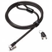 Kensington MicroSaver 2.0 Keyed Ultra Laptop Lock, 6ft Steel Cable, Black, Two Keys (64432)