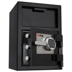 FireKing Depository Security Safe, 2.72 cu ft, 24w x 13.4d x 10.83h, Black (SB2414BLEL)